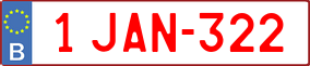 Truck License Plate